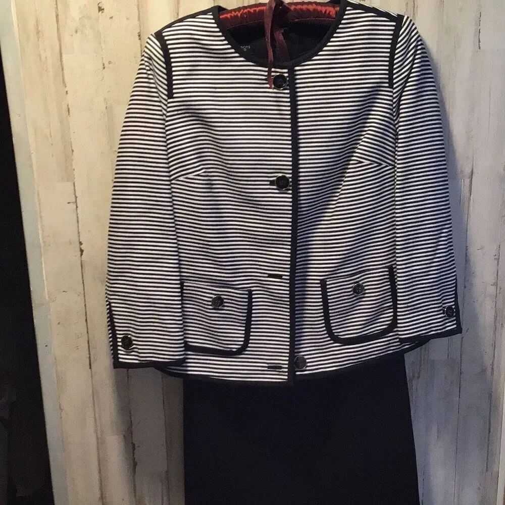 Talbots dress suit with NYT blazer size 2P